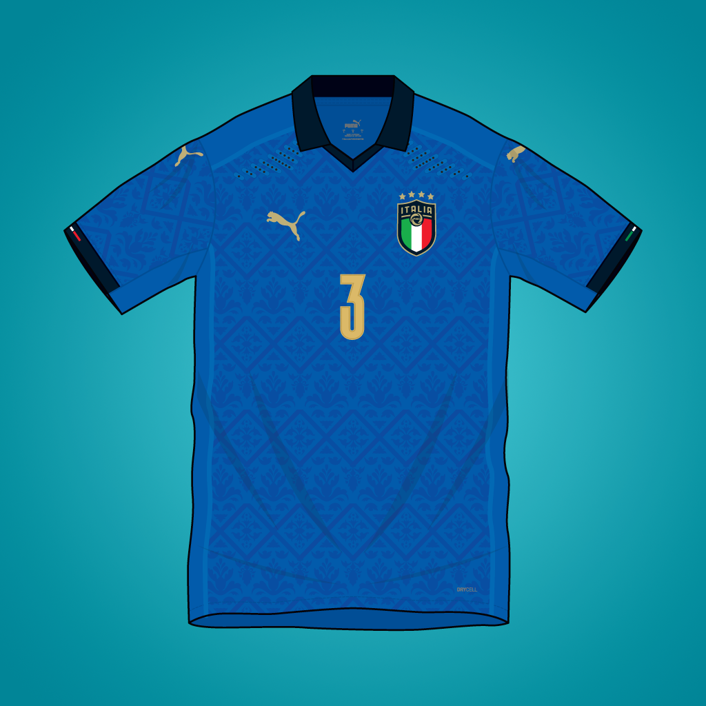 Italy Euro 2020 home shirt by Puma