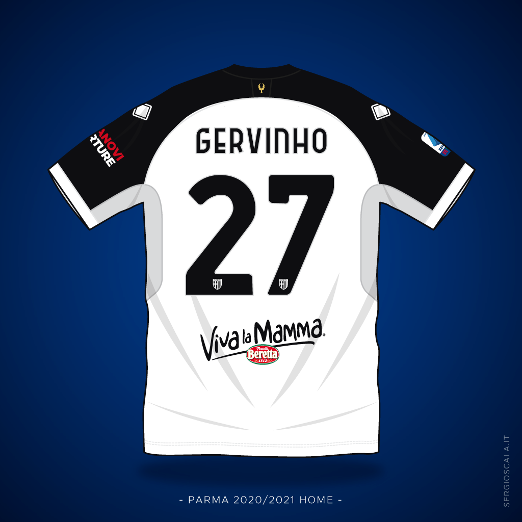 Parma home shirt 2020 2021 by Errea