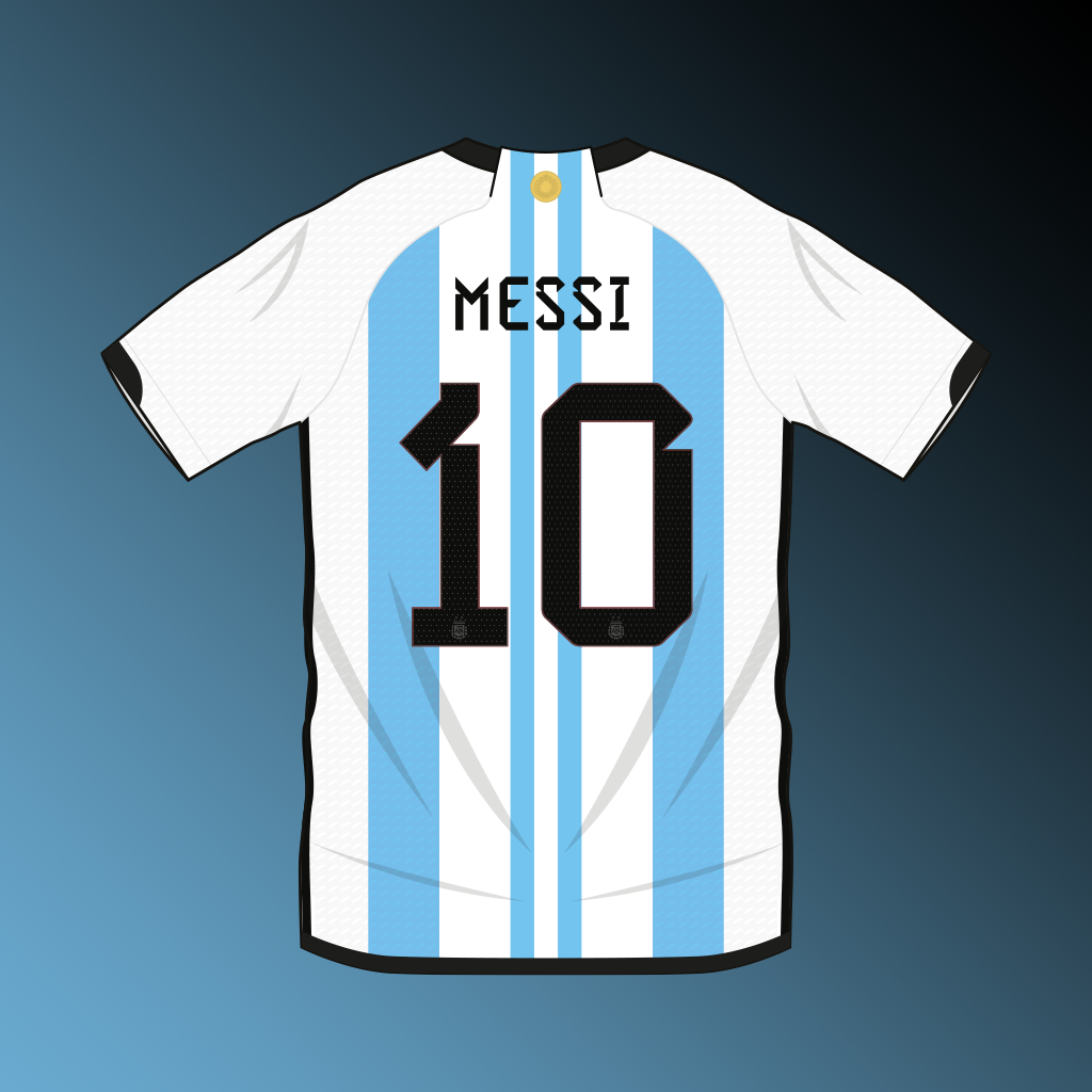 Argentina home shirt World Cup 2022