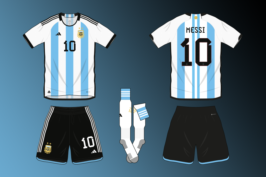 Argentina home shirt World Cup 2022
