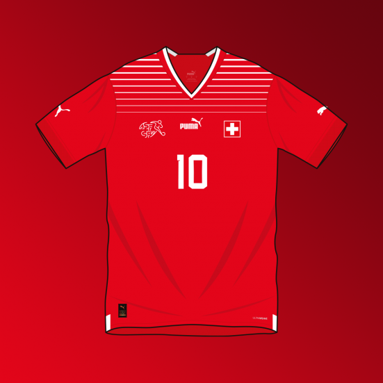 Switzerland home shirt 2022
