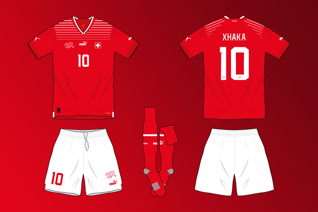 Switzerland home shirt 2022