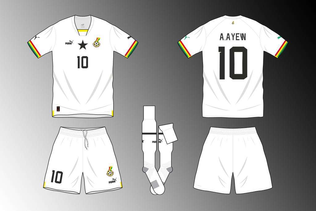 Ghana home shirt World Cup 2022