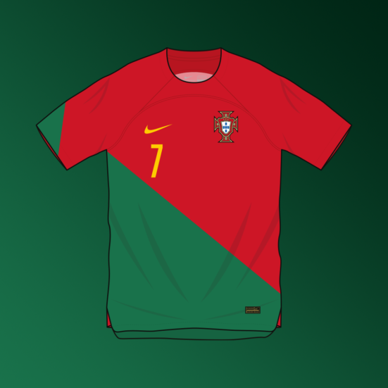 Portugal home shirt World Cup 2022