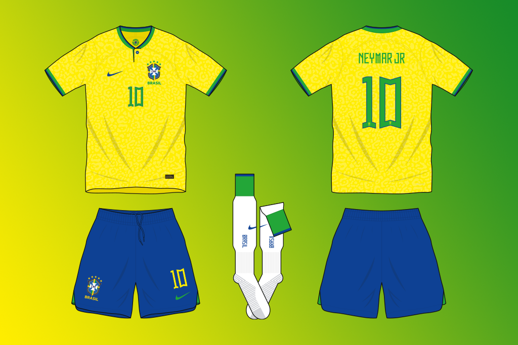 Brazil home shirt World Cup 2022