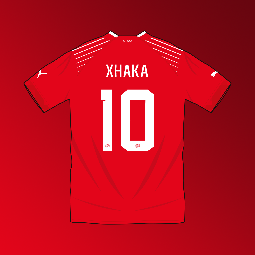 Switzerland home shirt 2022