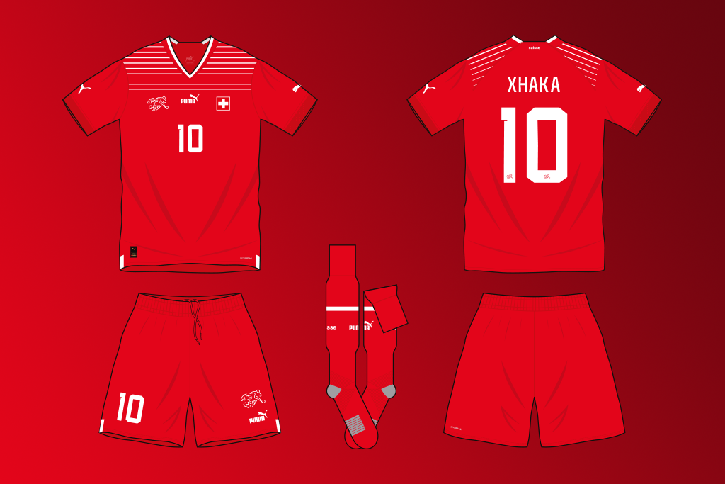 Switzerland home shirt 2022