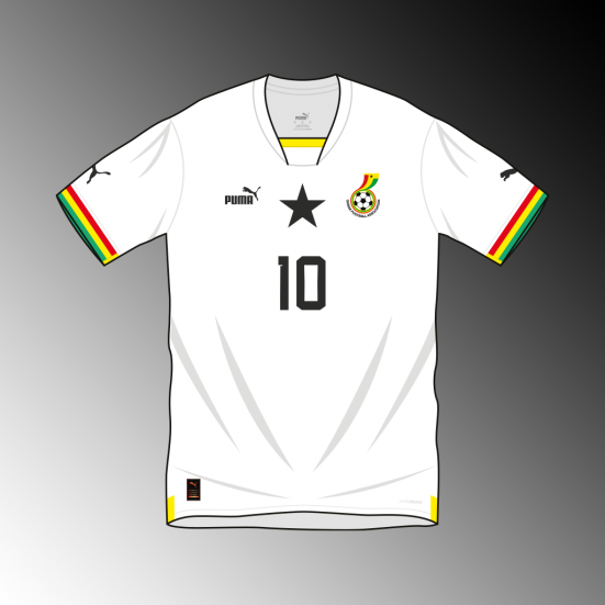 Ghana home shirt World Cup 2022