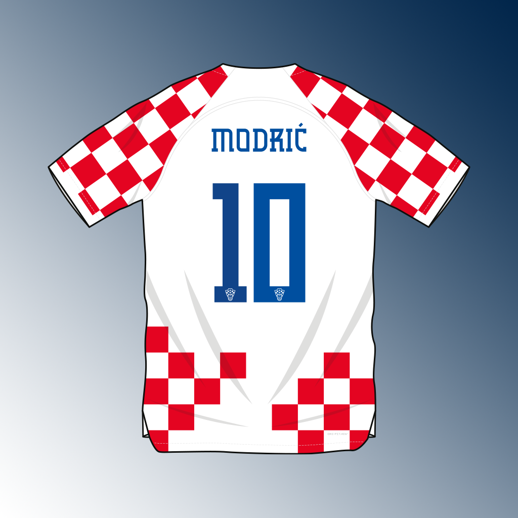 Croatia home shirt World Cup 2022